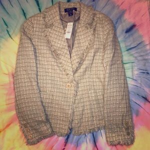 Green Coat With Fray